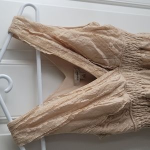 Lace dress barn high low dress